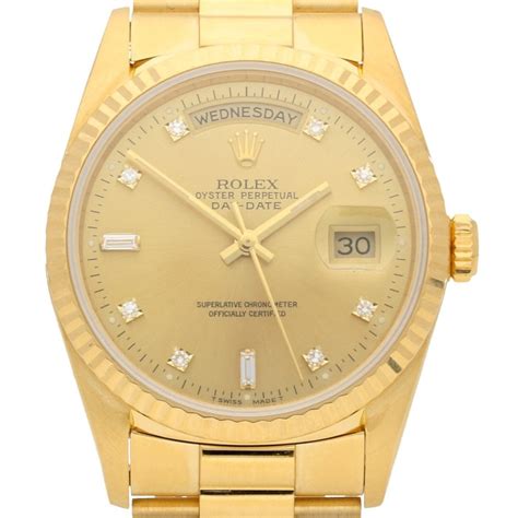 rolex diamond dial 18238 power reserve|rolex 18238 specs.